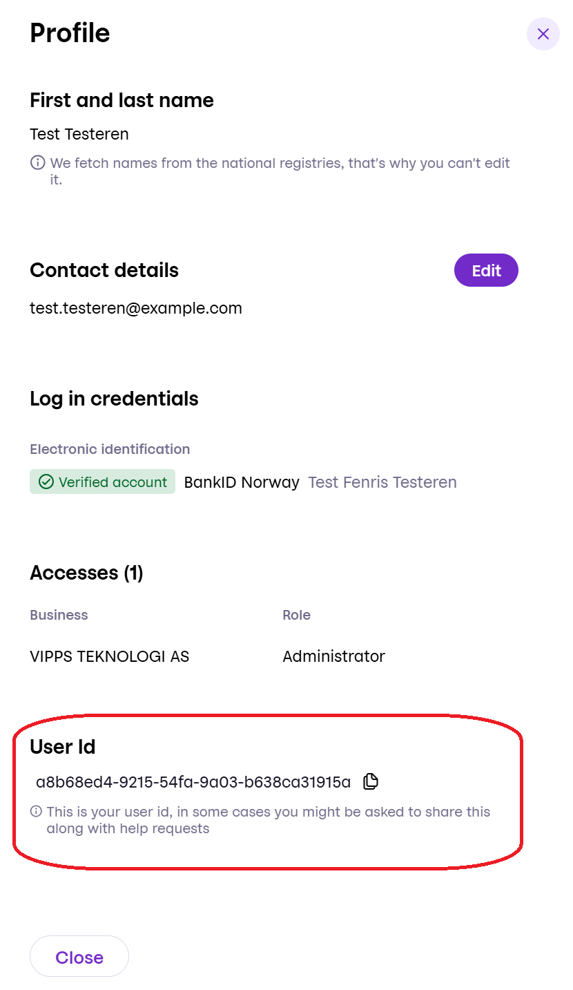Partner portal start page